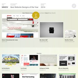 Best Website Designs of the Year 2014