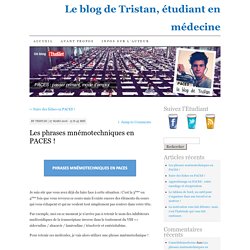 Le blog de Tristan, étudiant en médecine