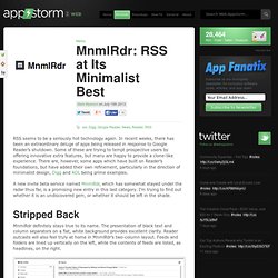 MnmlRdr: RSS at Its Minimalist Best