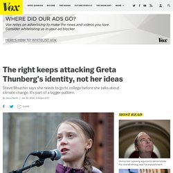 Steve Mnuchin’s attack on Greta Thunberg is part of a bigger pattern