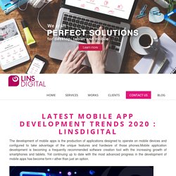Mobile app development 2020