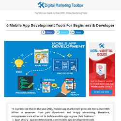 Mobile App Development Tools –