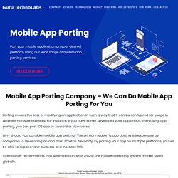Mobile App Porting Services