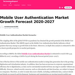 Mobile User Authentication Market Growth Forecast 2020-2027