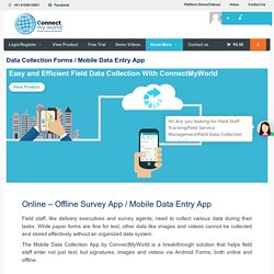 Mobile Data Collection App / Form