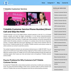 T-Mobile Customer Service
