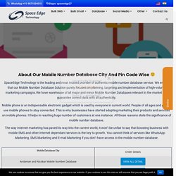 MOBILE DATABASE BY SPACEEDGE TECHNOLOGY