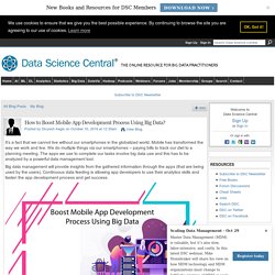 How to improve mobile app development strategies using Big Data?