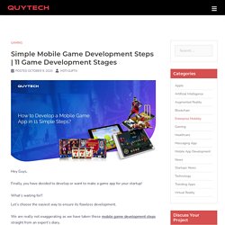 Mobile Game Development Process Step By Step