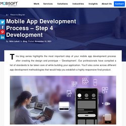 Mobile App Development Process - Step 4 Development