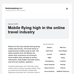 Mobile flying high in the online travel industry