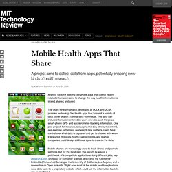 Mobile Health Apps That Share