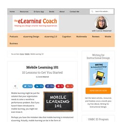 Mobile Learning 101