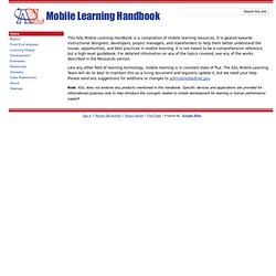 Mobile Learning Handbook