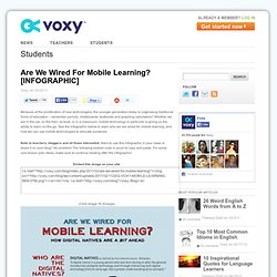 Are We Wired For Mobile Learning?