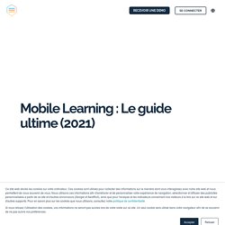 Mobile Learning : Le guide ultime 2020