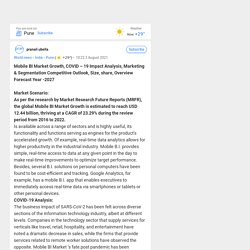 Mobile BI Market Growth, COVID – 19 Impact Analys 8/3/2021, पुणे Avalanches.com