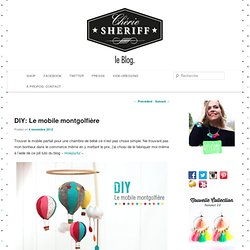 DIY: Le mobile montgolfière