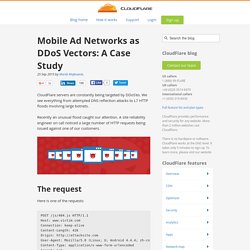 Mobile Ad Networks as DDoS Vectors: A Case Study