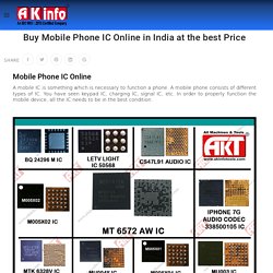 Buy Mobile IC Online in India at best Price