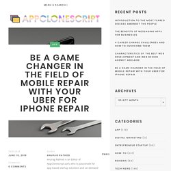Mobile Repair Service with an On Demand iPhone Repair App