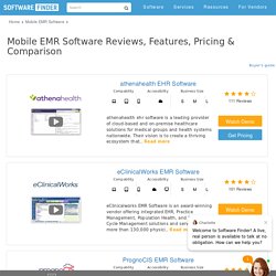 Best Mobile EMR Software Latest Reviews, Free Demo Top Mobile EHR