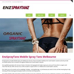 Organic Spray Tans Melbourne South East