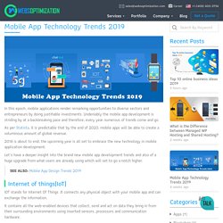 Mobile App Technology Trends 2019