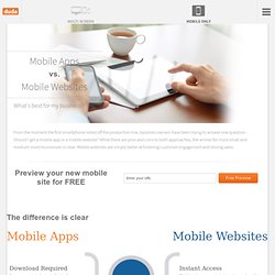 Mobile Apps vs. Mobile Websites