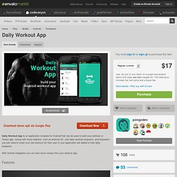 Mobile - Daily Workout App