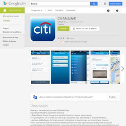 Citi Mobile (SM)