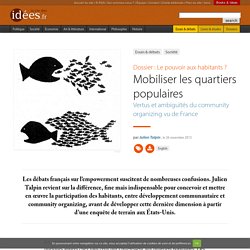 Mobiliser les quartiers populaires / community organizing