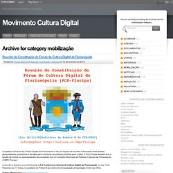 mobilização « Movimento Cultura Digital