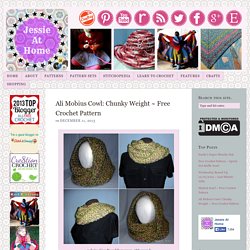 Ali Mobius Cowl: Chunky Weight ~ Free Crochet Pattern