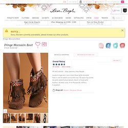 Free People Fringe Moccasin Boot at Free People Clothing Boutique