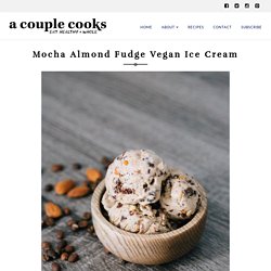 Mocha Almond Fudge Vegan Ice Cream