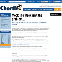 Mock The Week isn't the problem... : Correspondents 2011