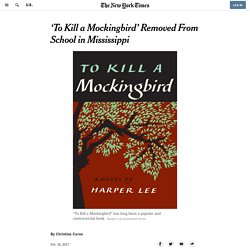 ‘To Kill a Mockingbird’ Removed From School in Mississippi