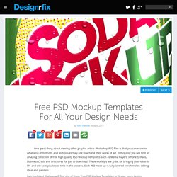Free PSD Mockup Templates For All Your Design Needs
