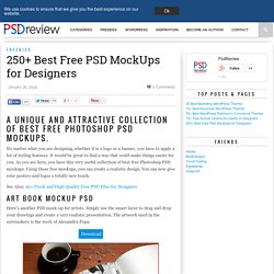 250+ Best Free PSD MockUps for Designers