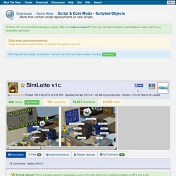 Mod The Sims - SimLotto v1c