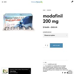 Buy Modafinil Online