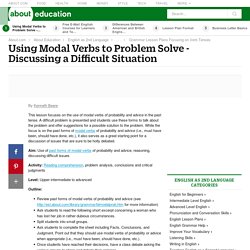 Modals for Reasoning