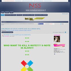 [ONLINE][07.07.2014] X-NOTE build 18.0 (N9005 NF4) : GALAXY NOTE3 - MODDING
