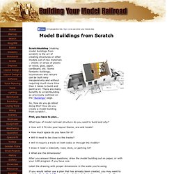Model Buildings from Scratch