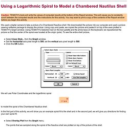 Model the Nautilus Shell Spiral