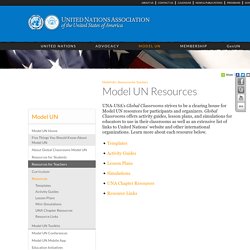 Model UN Resources