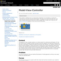 Model-View-Controller