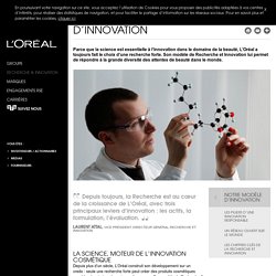 Le modèle d’innovation L’Oréal : une recherche forte