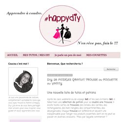 DIY: 28 MODÈLES GRATUIT TROUSSE ou POCHETTE ou VANITY Bettinael.Passion.Couture.Made in france